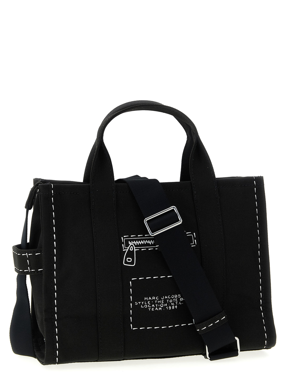 Marc マークジェイコブスのトランプ L「Oeil Cargo Canvas Medium」ハンドバッグ - Image 7