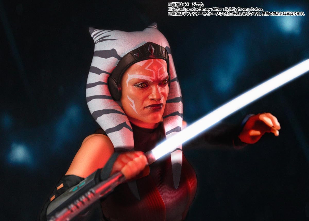 S.H. Figuarts Asoka Tano (Star Wars: Ahsoka) Approx. 5.9 inches (150 mm), PVC, ABS & Fabric, Pre-painted Action Figure