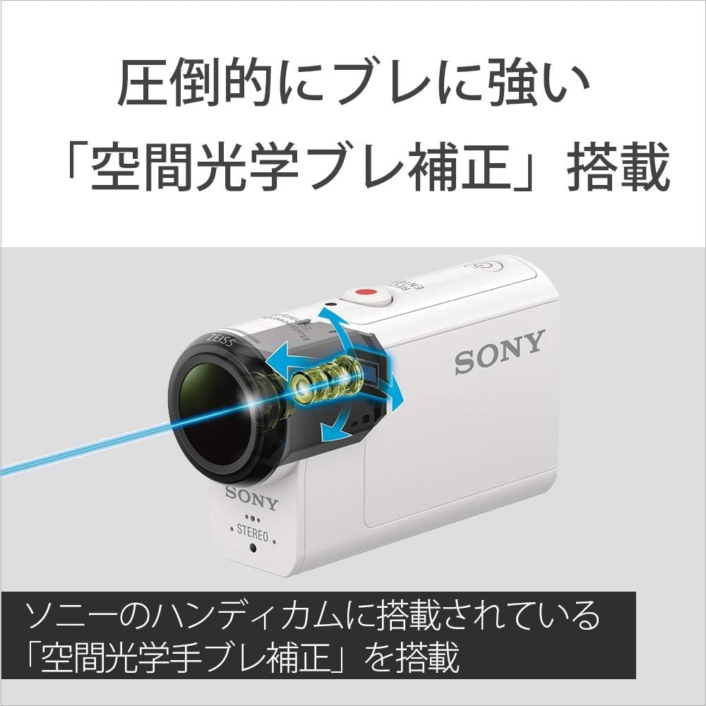 Sony Action Cam Wearable Camera, whites