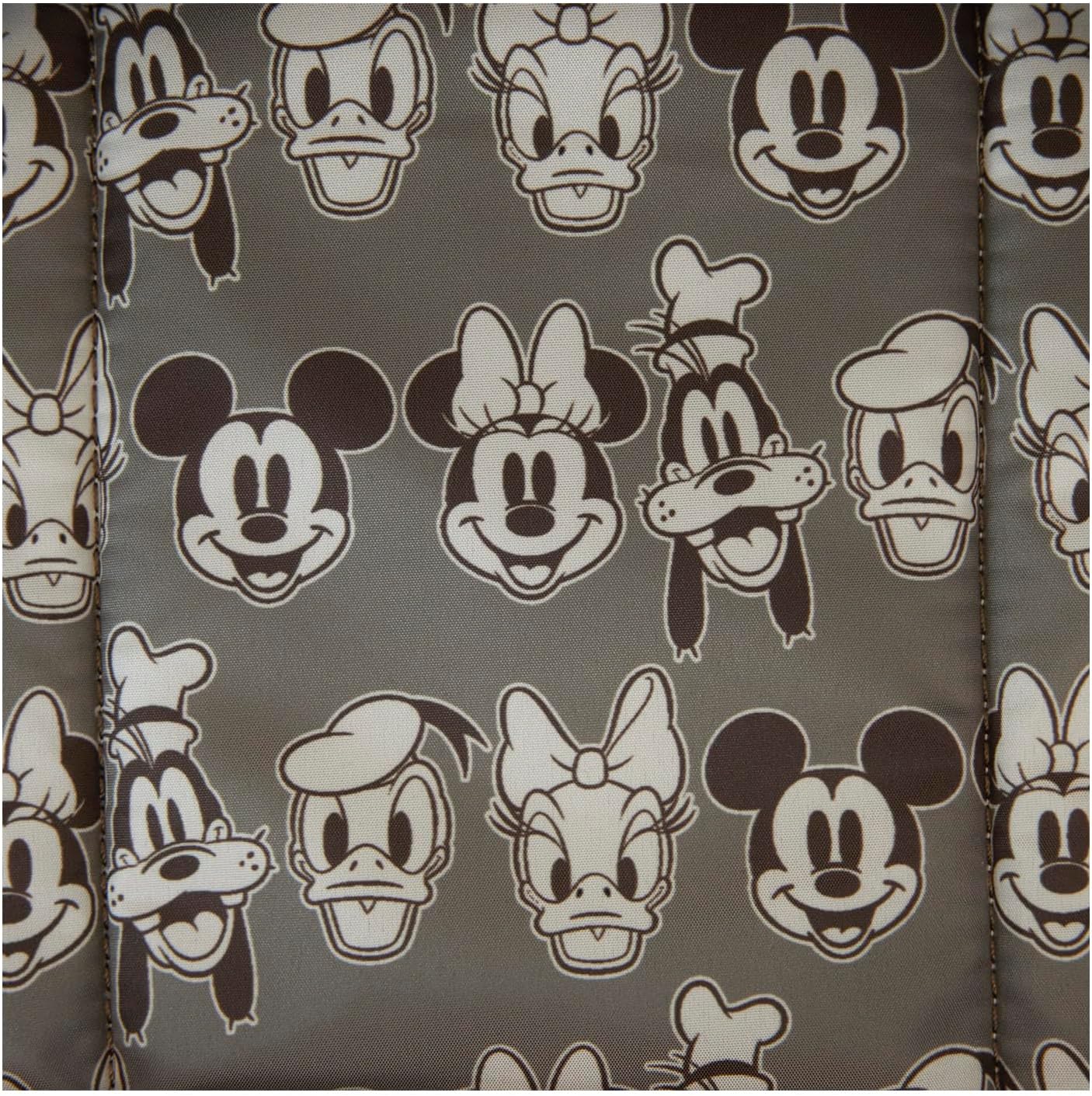 Loungefly Mini mochila de lona de Mickey y sus amigos de Disney