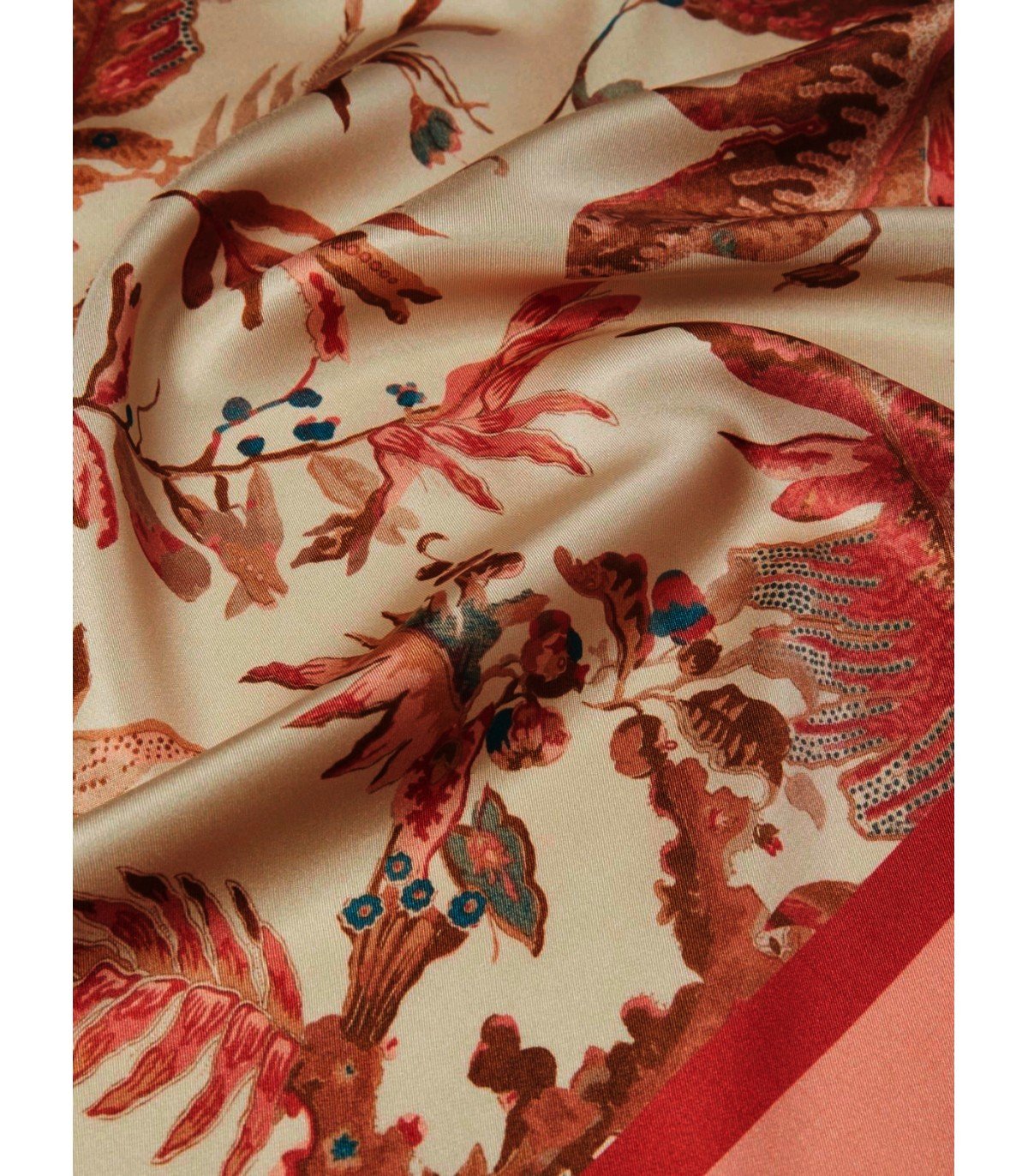 Max マックス・マラの週末オネスト・ベージュ・フウラード・スカーフ - Image 7