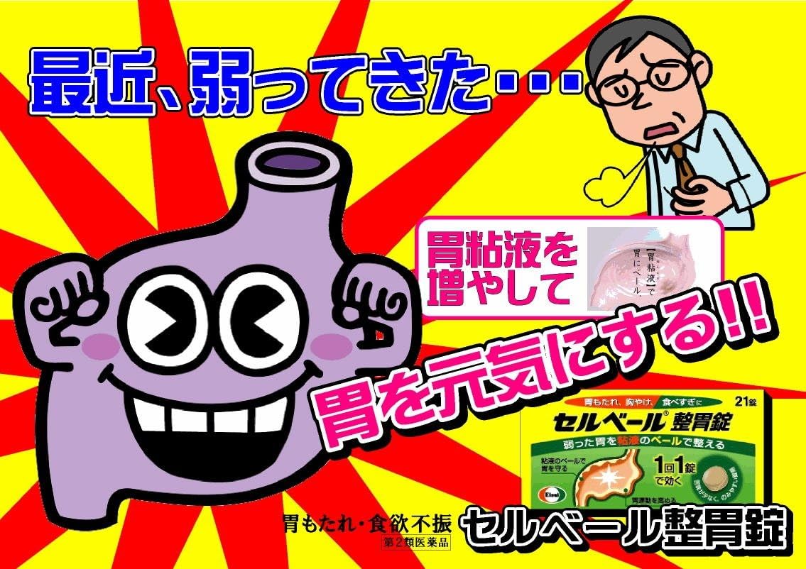 【第2類医薬品】セルベール整胃錠 21錠