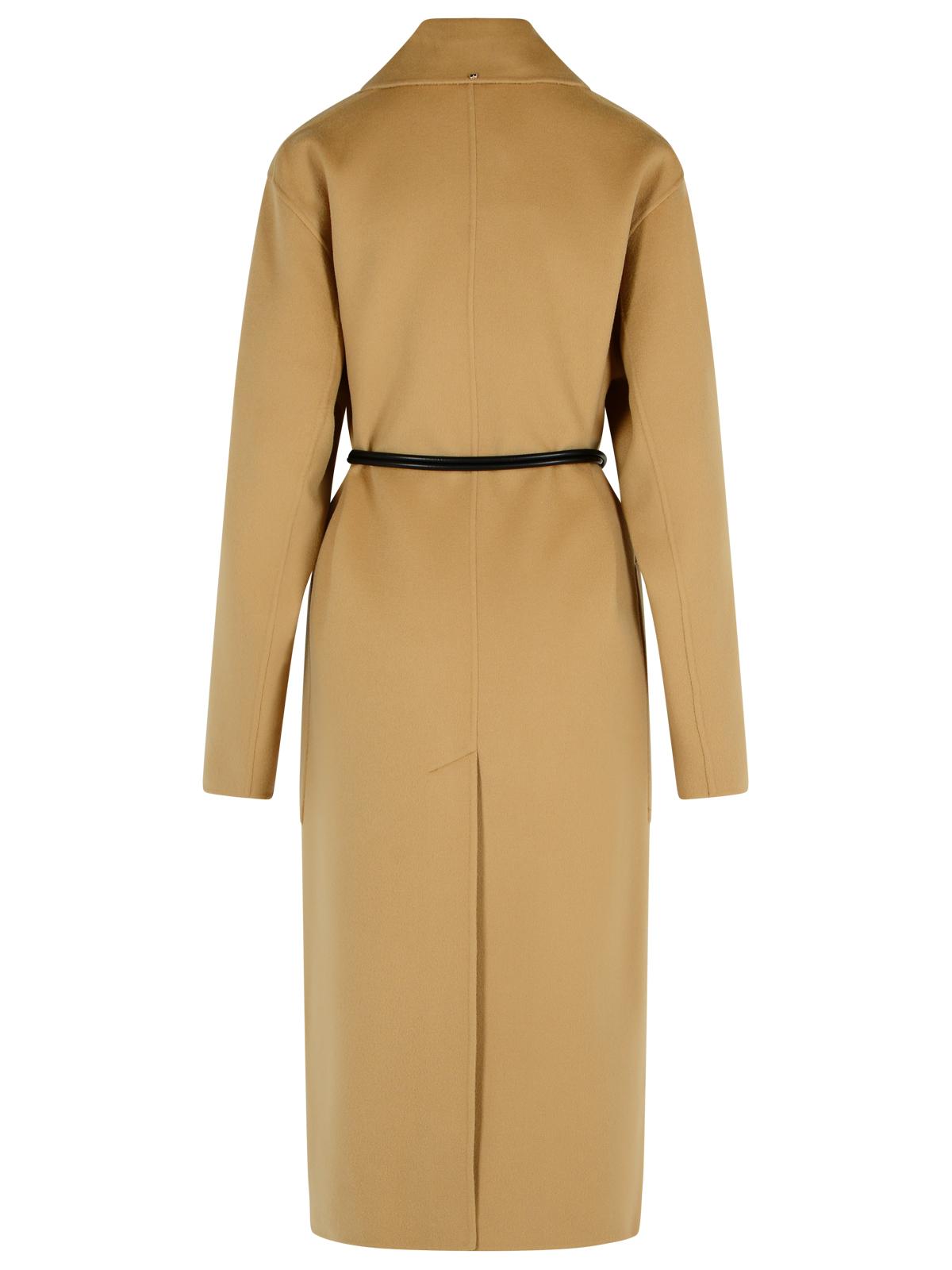 Sportmax SportMax Abate 'キャメルバージンウールローブコート - Image 7