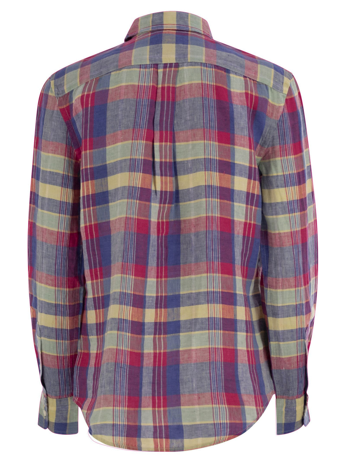 Polo Polo Ralph Lauren Calssic Fit Linen Plaidシャツ - Image 7