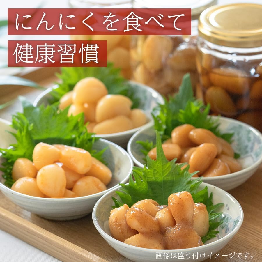 Domestic Garlic, Pickled, 2.8 oz (80 g), Kimchi, Side Dish, Storage at Room Temperature, Preservatives, Chemical Seasoning, No Garlic, Garlic, Pickles, Snacks, Simple, Rice Companion, Cooking,