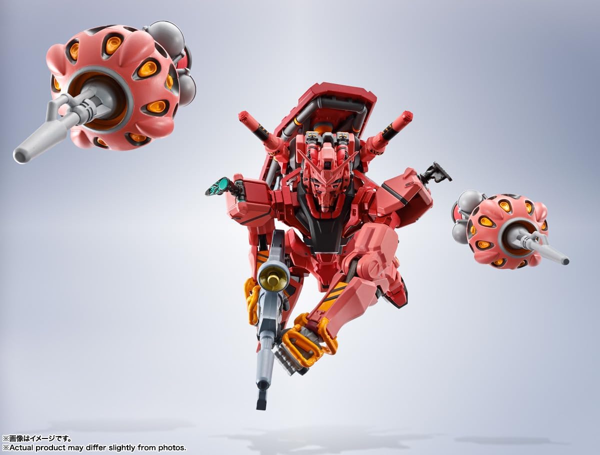 TAMASHII NATIONS METAL ROBOT Spirits, Mobile Suit Gundam GQuuuuuuuX (Reading: Siegax), Red Gundam, Approx. 6.1 inches (155 mm), ABS & Die Cast & PVC Pre-painted Action Figure