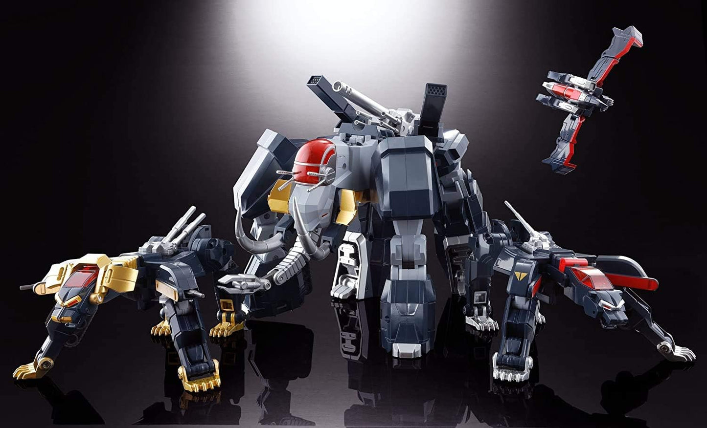 Soul of Chogokin GX-13R Super Beast Machine God Dancouga (Renewal Version), Approx. 9.8 inches (250 mm), ABS & Die Cast & PVC Pre-painted Action Figure