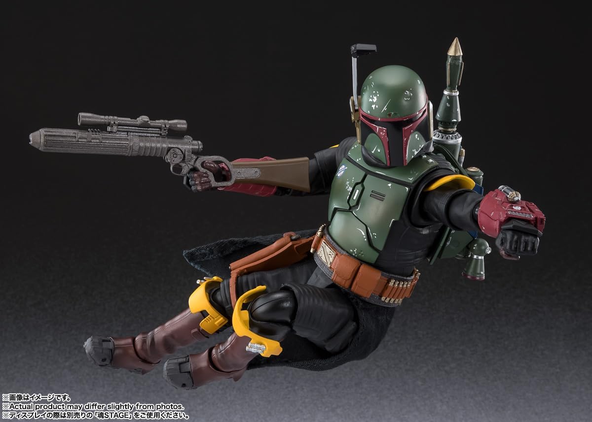 Tamashi Nations S.H. Figuarts Boba Fett, Classic Version, Approx. 6.1 inches (155 mm), PVC, ABS & Fabric, Pre-painted Complete Action Figure