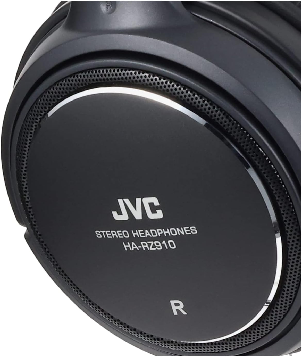 JVC HA-RZ910 Indoor Television Gaming Stereo Headphones with 1.2m + 2.3m Extension Cord, Black, Wired