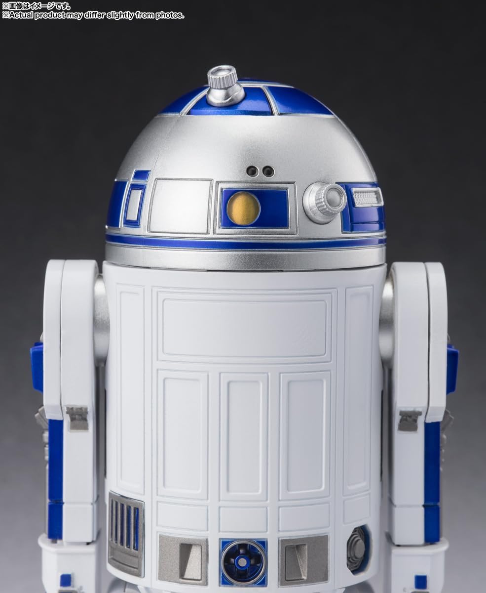 BANDAI SPIRITS S.H. Figuarts Star Wars R2-D2 Classic Ver., Approx. 3.5 inches (90 mm), ABS & PVC Pre-painted Action Figure