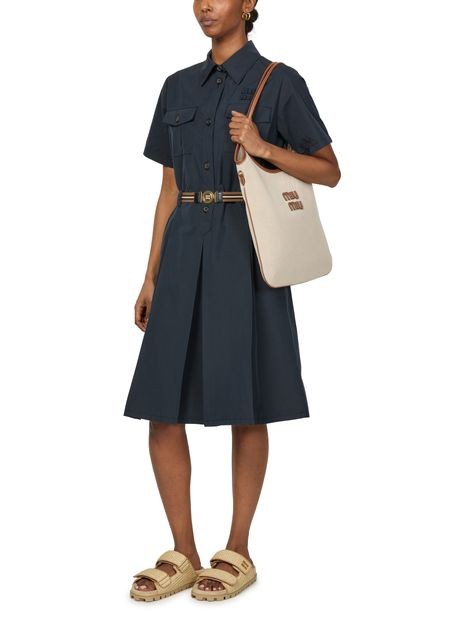 MIU MIU Ivy cotton and leather bag - Image 8