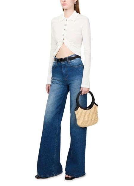 COURREGES Holy raphia handbag - Image 8