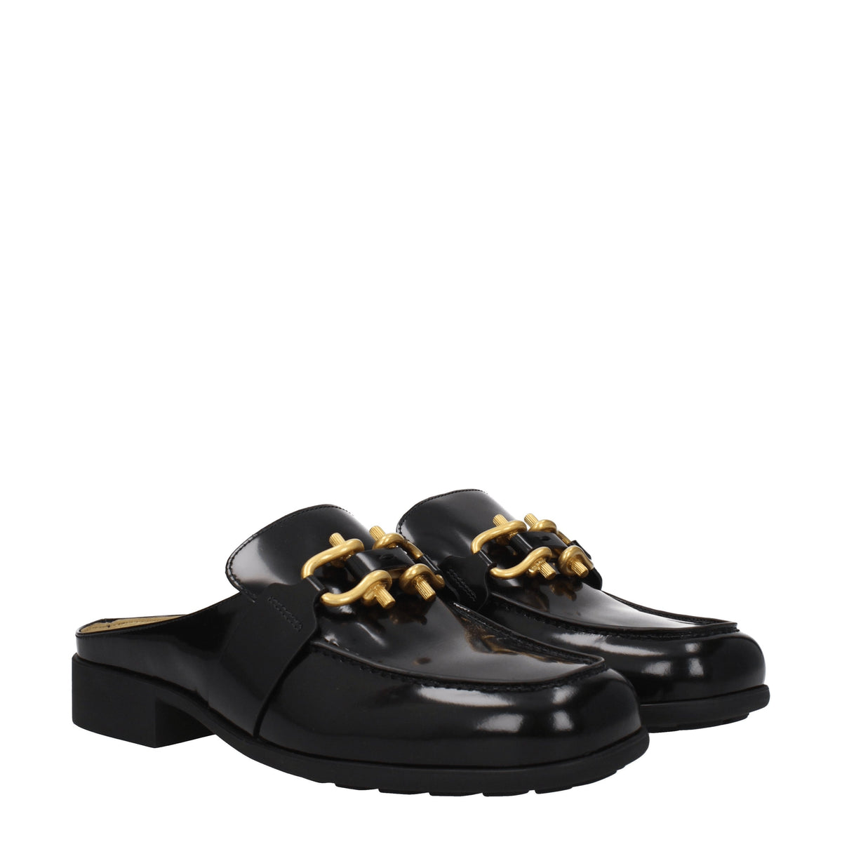 Bottega Bottega Veneta Slippers And Hooves Man Leather Black - Image 8