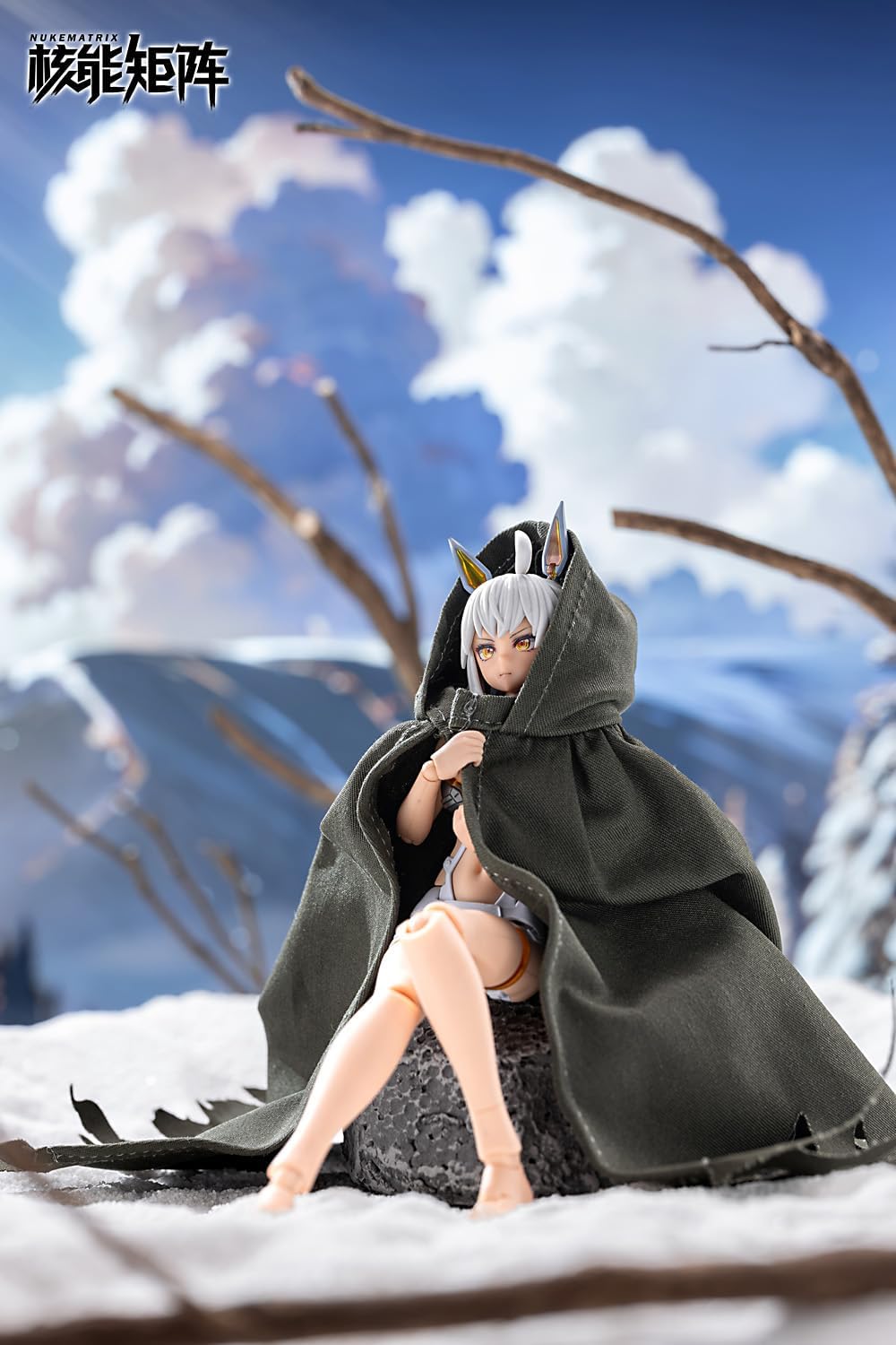NUKE MATRIX FF0119 Cyberforest Fantasy Girls Elbow 1/10.5 Scale PVC & ABS Plastic Model Kit