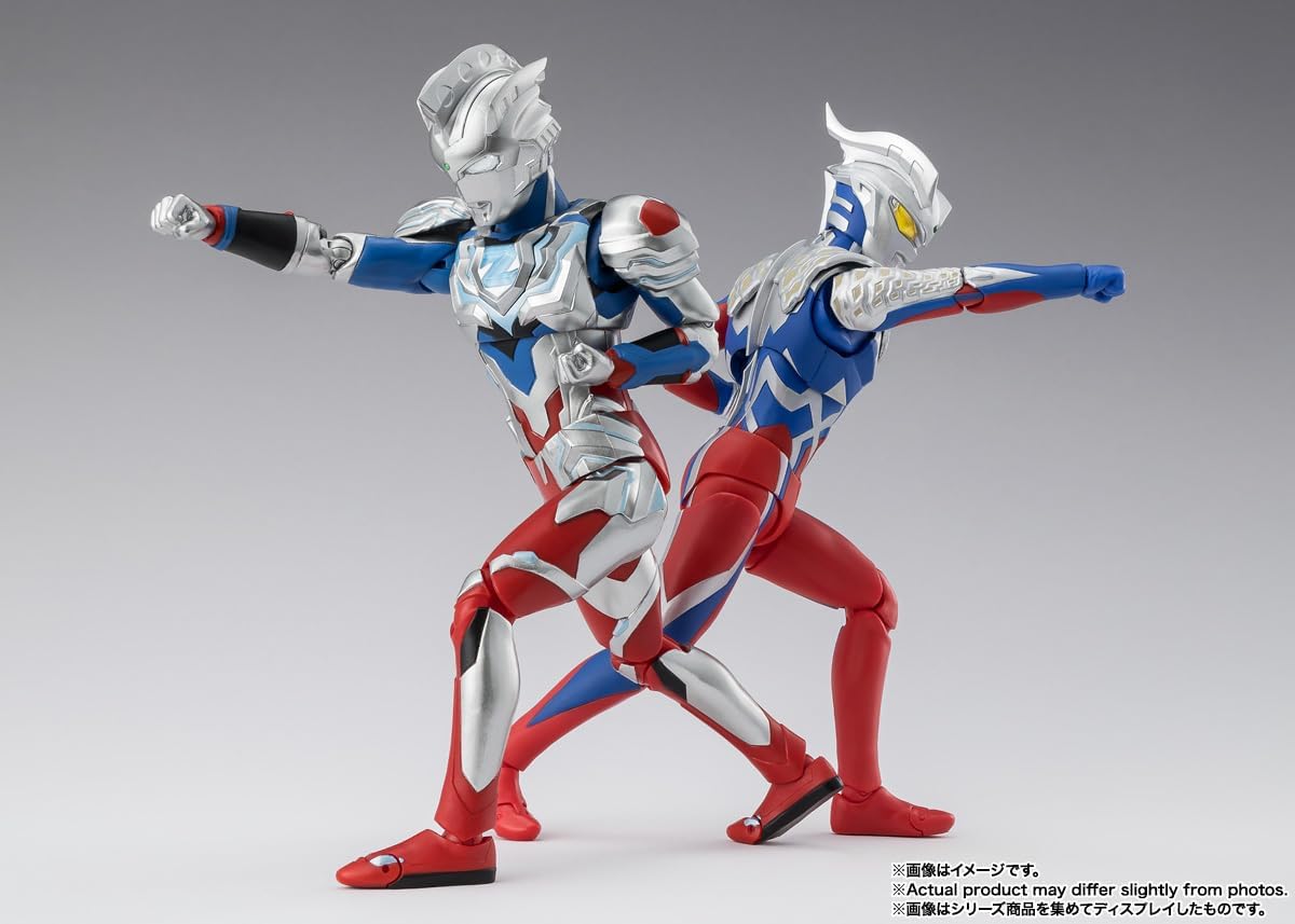 TAMASHII NATIONS S.H. Figuarts Ultraman Z Ultraman Zett Alpha Edge (Ultraman New Generation Stars Ver.), Approx. 5.9 inches (150 mm), PVC & ABS Pre-painted Action Figure