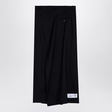 Balenciaga クレープのバレンシアガドレープブラックスカート - Image 8