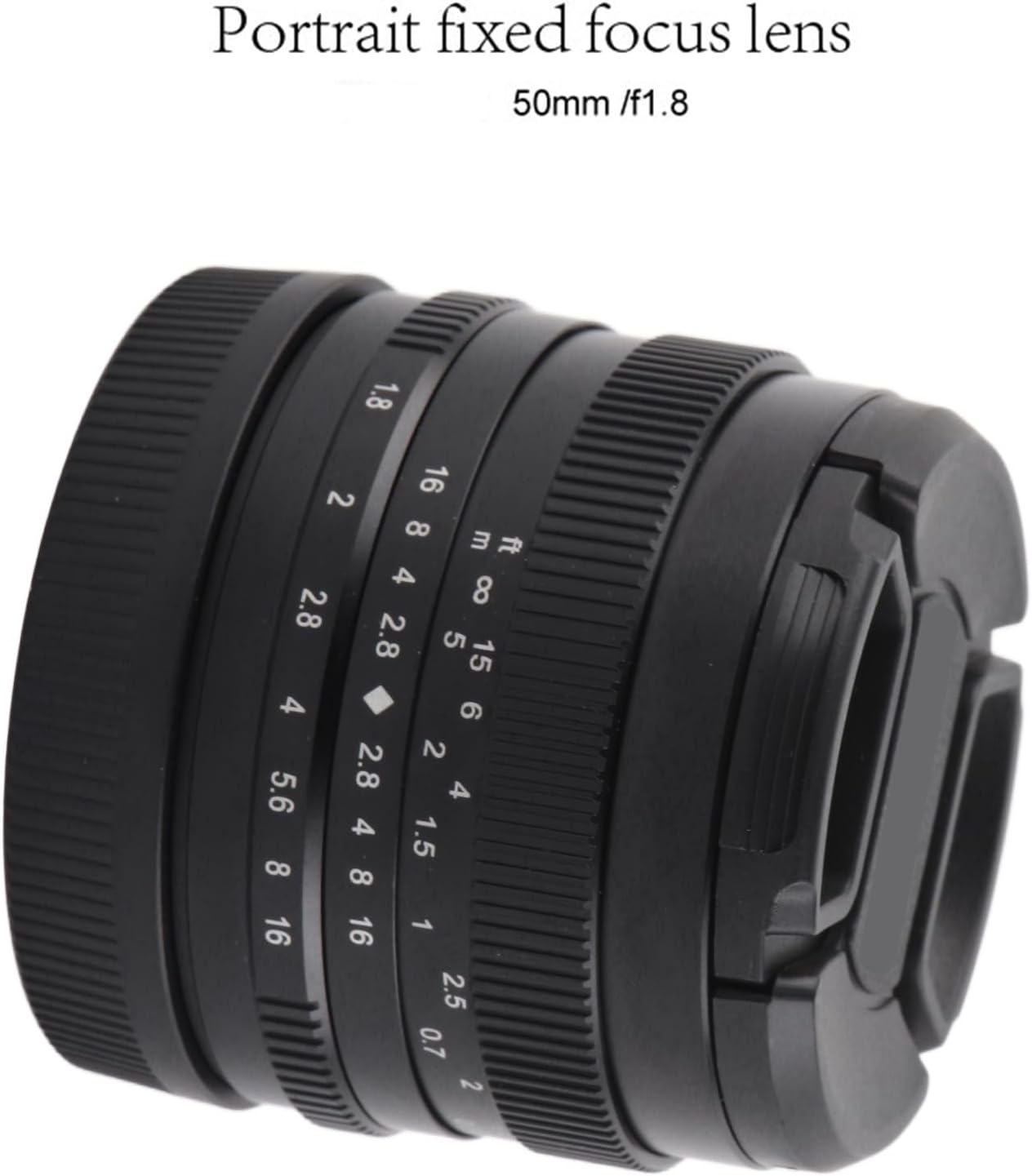 50mm F1.8 Large Diameter for EOSM Lens for Canon EOSM / M2 / M3 / M5 / M6 / M6 II / M10 / M100 / M200 / M50 Cameras