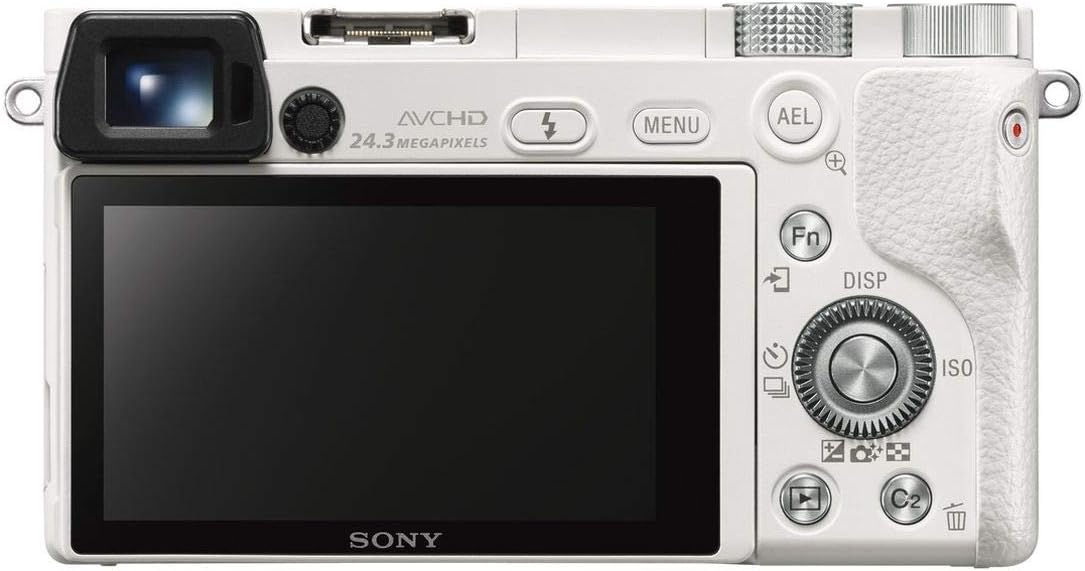 Sony ILCE-6000Y W Mirrorless SLR Alpha 6000 Double Zoom Lens Kit E PZ 16-50mm F3.5-5.6 OSS + E 55-210mm F4.5-6.3 OSS, White