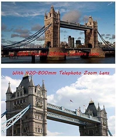 JINTU 420-1600mm f/8.3 HD Manual Telephoto Lens NEX E-mount a7r a7s a7 a6500 a6300 a6000 a5100 a5000 a3000 NEX-7 NEX-6 NEX-5T NEX-5N NEX-5R 3N Digital Mirrorless Camera White