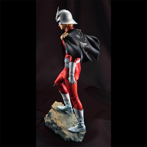 GGG Mobile Suit Gundam Char-Aznable (Limited Reprint Edition), Approx. 8.3 inches (210 mm), PVC Pre-painted Complete Figure