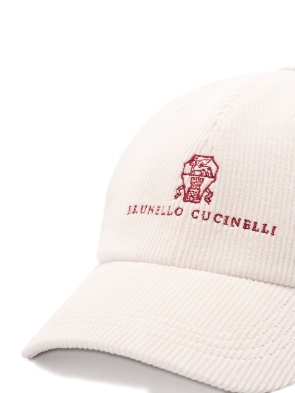 Brunello Brunello Cucinelliロゴコットン野球帽 - Image 8