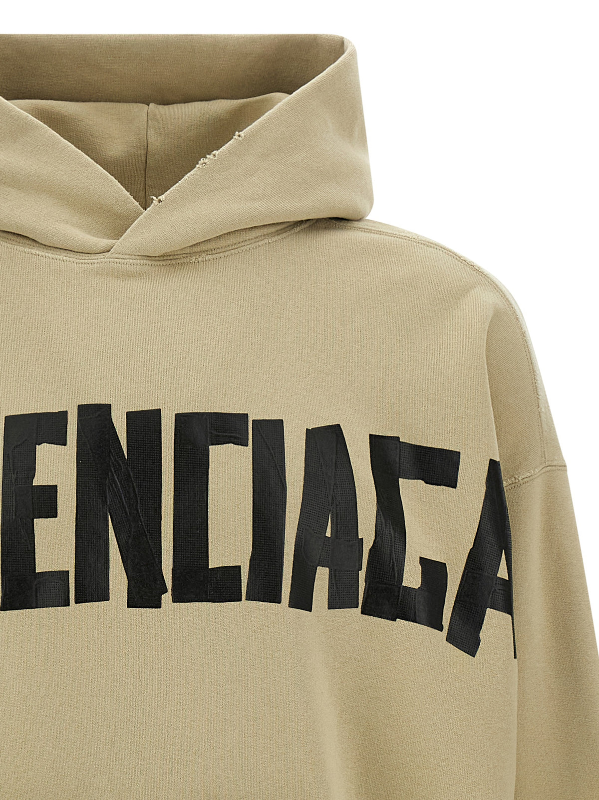 Balenciaga バレンシアガ 'リップド ポケット テープ タイプ' パーカー - Image 8