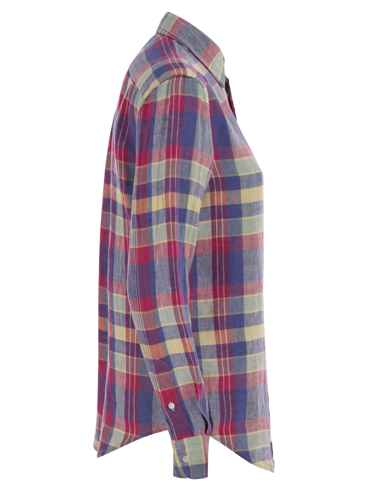 Polo Polo Ralph Lauren Calssic Fit Linen Plaidシャツ - Image 8