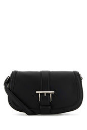 Alexander Mcqueen アレクサンダーマックイーンブラックレザーラージサッチェルクロスボディバッグ - Image 8