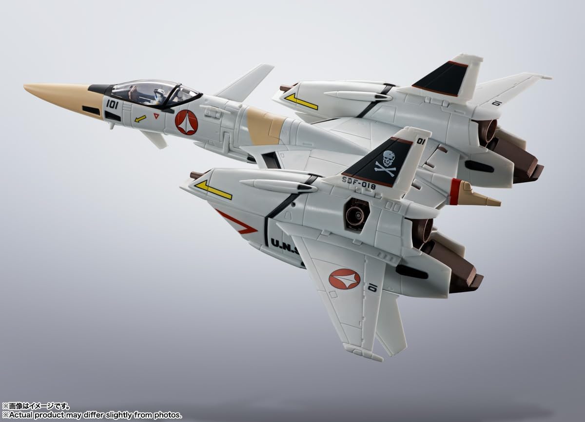 BANDAI SPIRITS HI-METAL R Macross Flash Back 2012 VF-4 Lightning III Flash Back 2012 Flash Back 2012 - Approximately 5.9 inches (150 mm), Die Cast & PVC & ABS Painted Action Figure