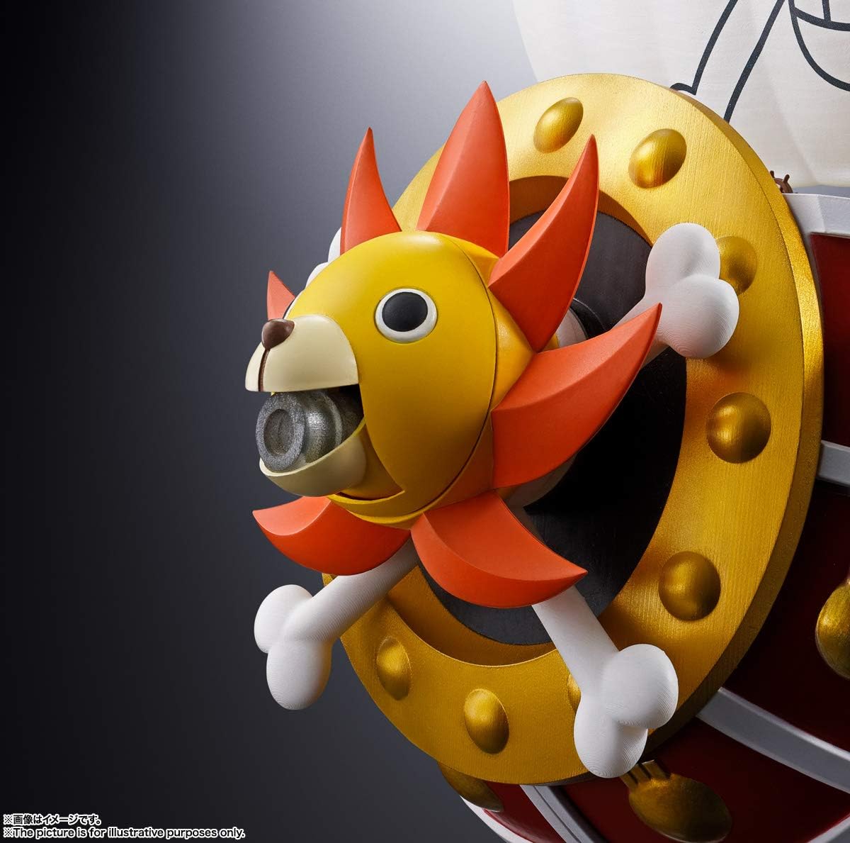 Chogokin One Piece Thousand Sunny ABS/PVC/Die-Cast Painted Action Figure, Approx. 15.0 inches (380 mm)