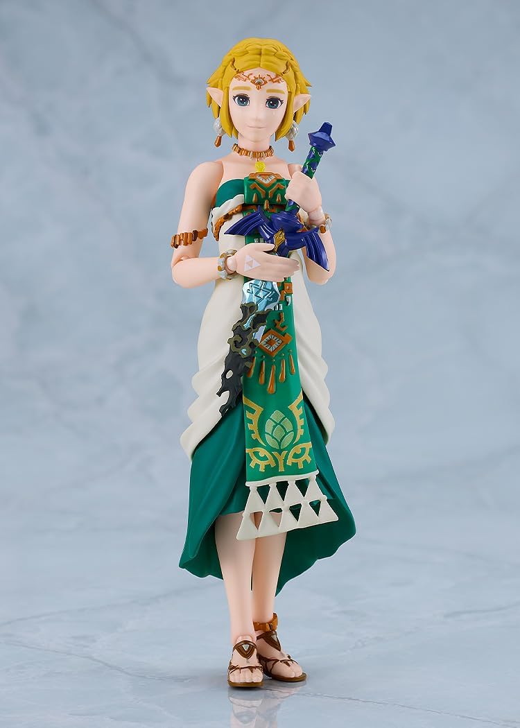 figma The Legend of Zelda Tears of the Kingdom Zelda Tears of the Kingdom Ver. Non-scale, Plastic, Pre-painted Action Figure