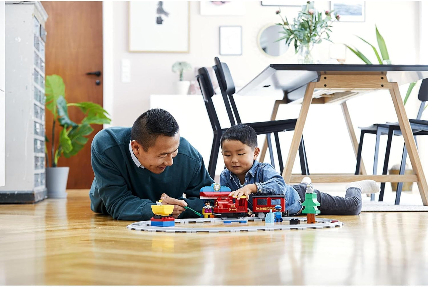 LEGO Duplo You Are The Conductor! Push and Go Locomotive Deluxe Toy Present Birthday Blocks Educational Christmas For Boys and Girls Children 1 and a Half Years 2 Years 5 Years Toddler Train Vehicles