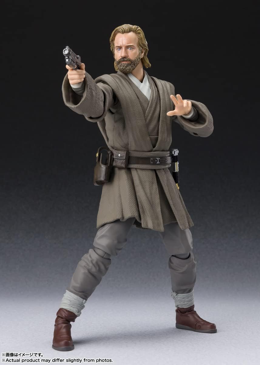 S.H. Figuarts Obi-Wan Kenobi, Approx. 5.9 inches (150 mm), PVC, ABS, Fabric, Pre-painted Action Figure