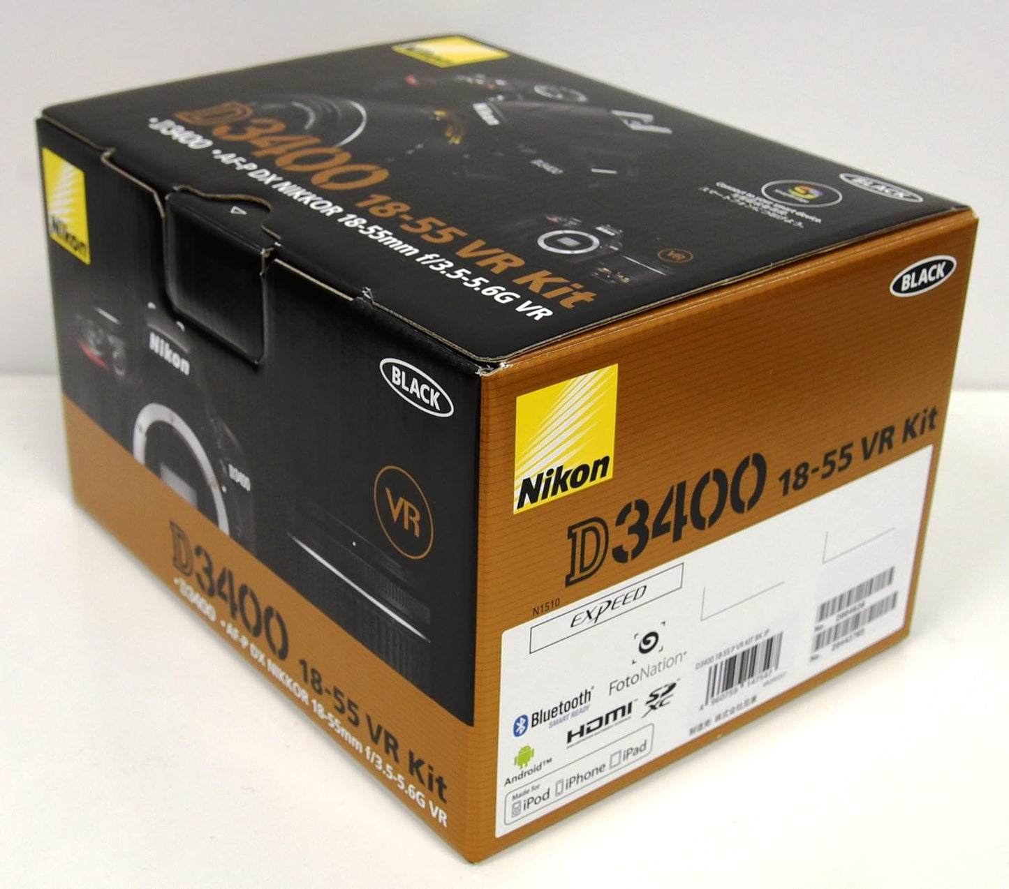 Nikon D3400 Digital SLR Camera, blk