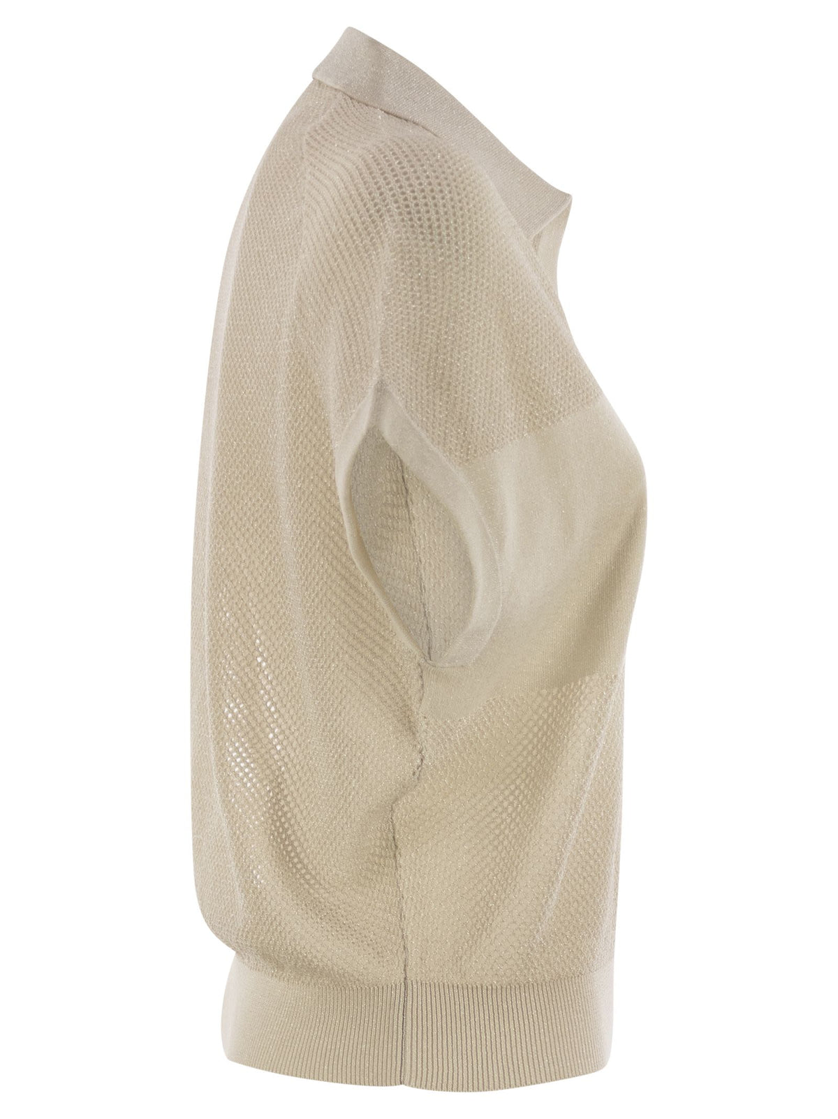Peserico Pure Cotton Crepe YarnのPeserico Tricot Poloシャツ - Image 8