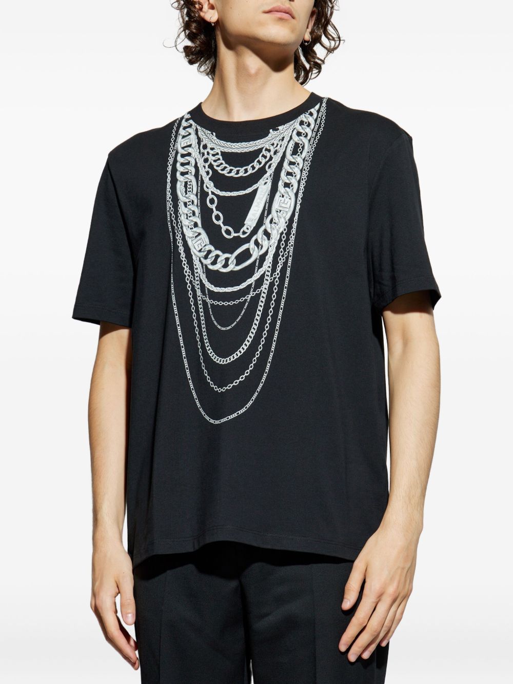 Balmain Balmain Tシャツとポロスブラック - Image 8