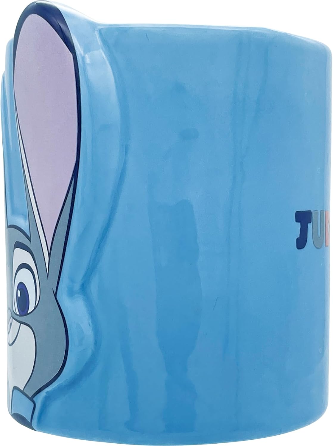 Disney Zootopia Love Mug Pair, Nick, Judy, Approx. Diameter 3.1 x 3.5 inches (8 x 9 cm), 10.1 fl oz (300 ml), Kiss, Pair Mug, Tableware, Miscellaneous Goods, Zootopia Goods, Birthday Gift, Blue Orange