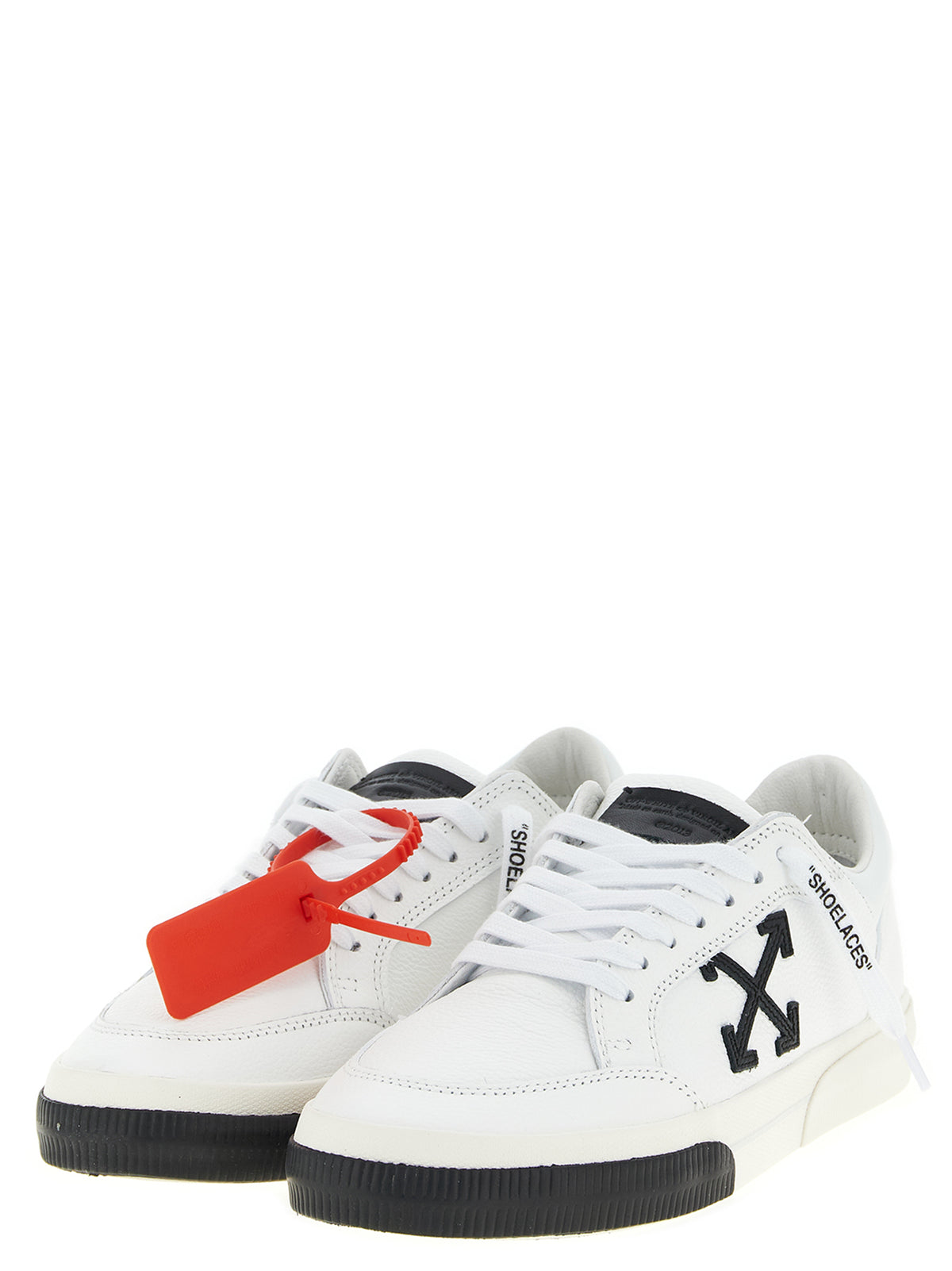 Off Off White 'New Low Vulcanized Leather' Sneakers - Image 8