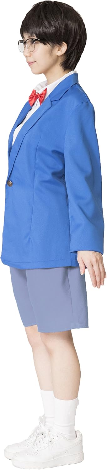 Clearstone (クリアストーン) Nari Chara Research Club Cosplay, Halloween, Obotchan Elementary School Student, Unisex, Blue