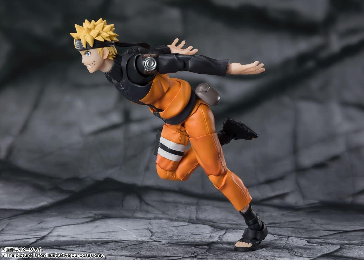 Tamashi Nations S.H. Figuarts Naruto Shippuden Uzumaki Naruto Nino-O Stem Power with Hope, (Resale Version) Approx. 5.7 inches (145 mm), PVC & ABS Pre-Painted Action Figure