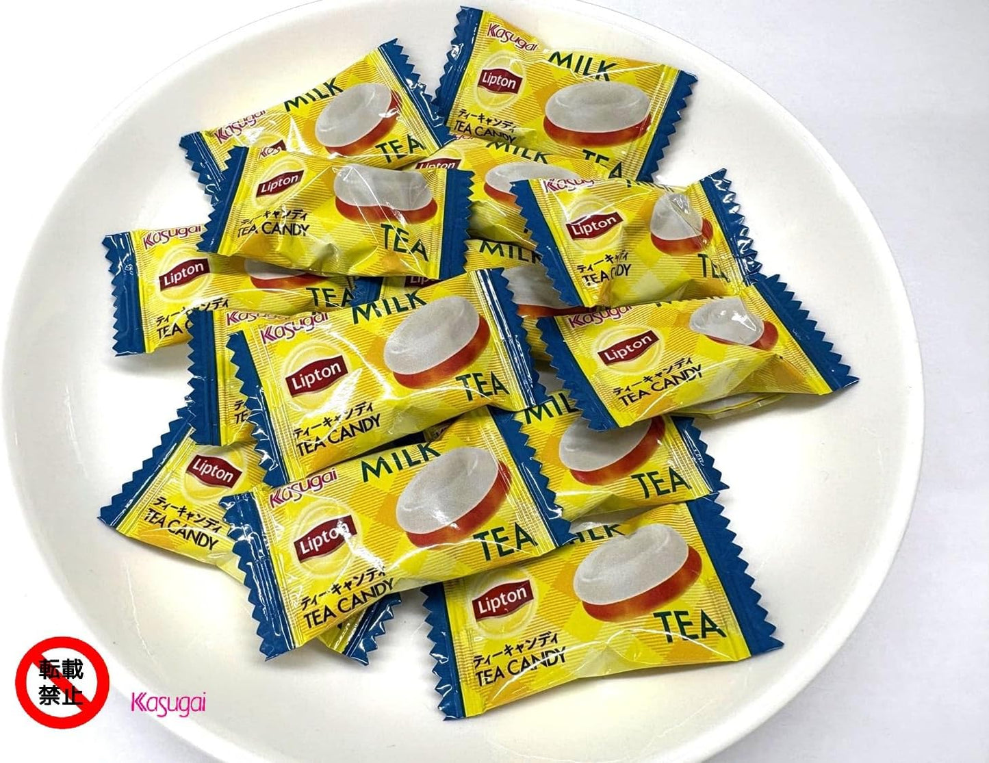 Kasugai Seika Lipton Milk Tea Candy, 2.0 oz (58 g) x 6 Bags (Official)