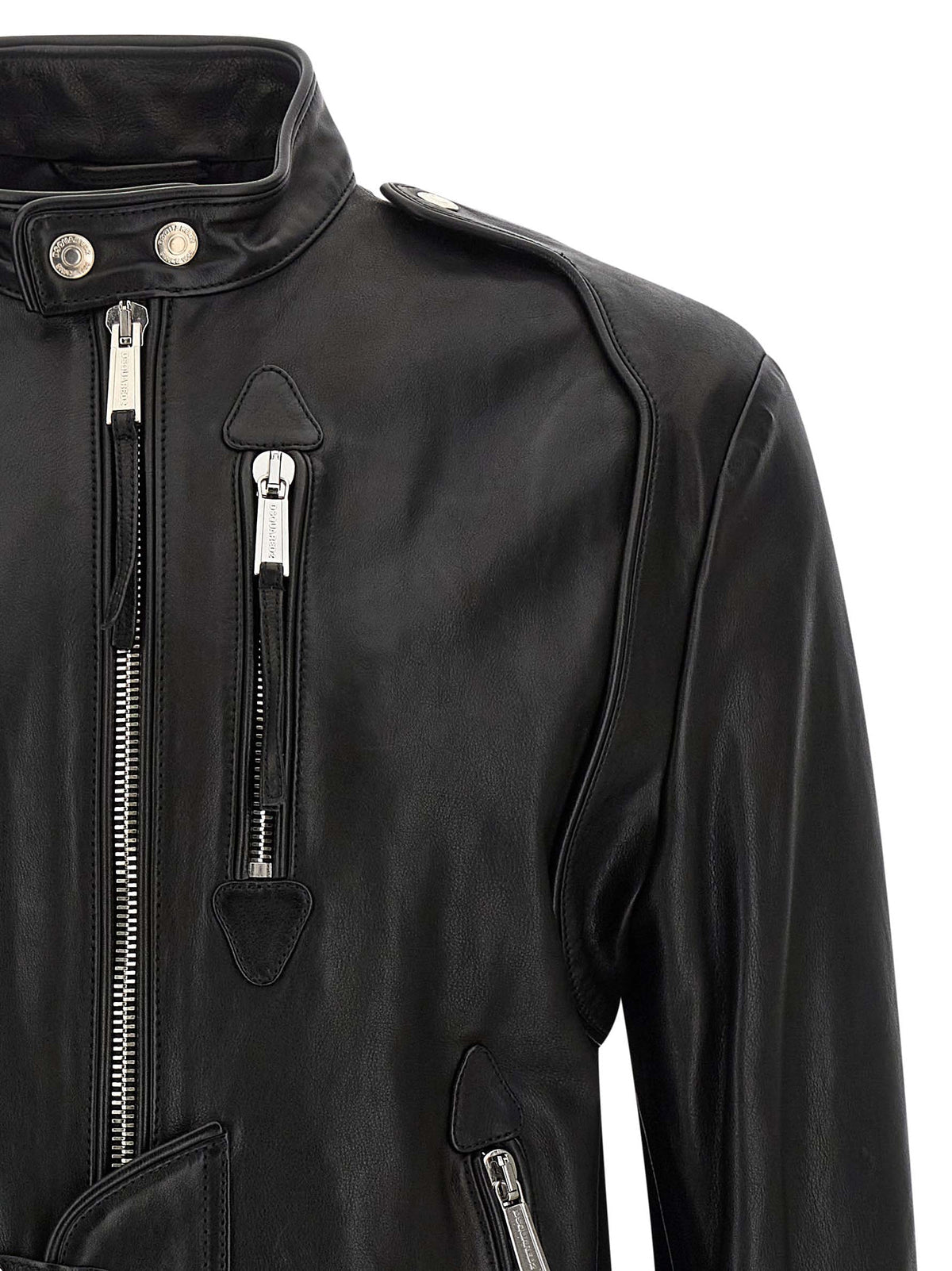 Dsquared2 Dsquared2 Dsquared2 X Ducati Capsule革のジャケット - Image 8