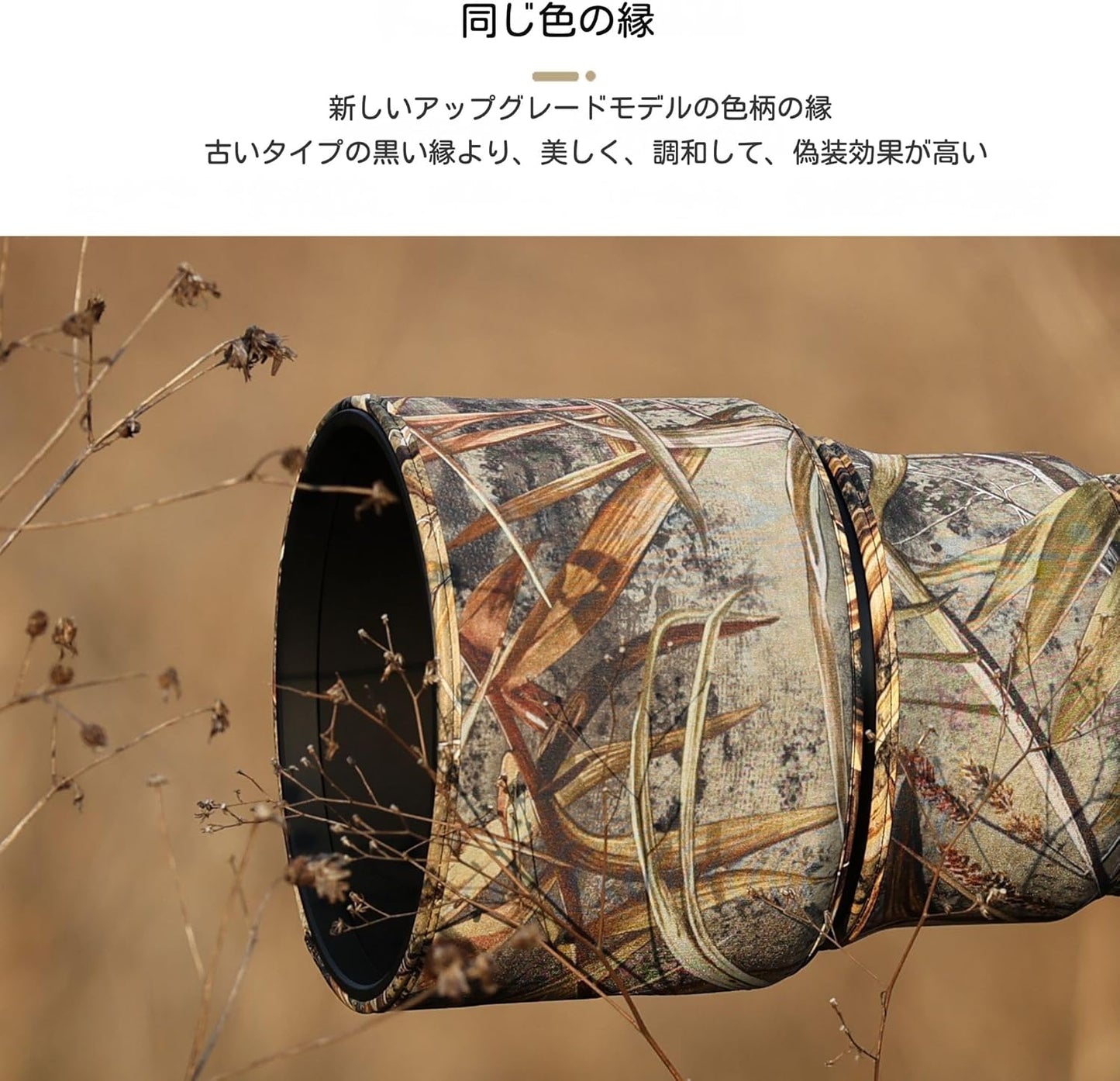SUPBIG Canon Lens Coat Waterproof Material Lens Protector for Canon RF 100-500mm F4.5-7.1 L IS USM Telephoto Lens Coat Camouflage Protective Cover Double Layer Fabric Guard Lens (Green Leaf Camo)