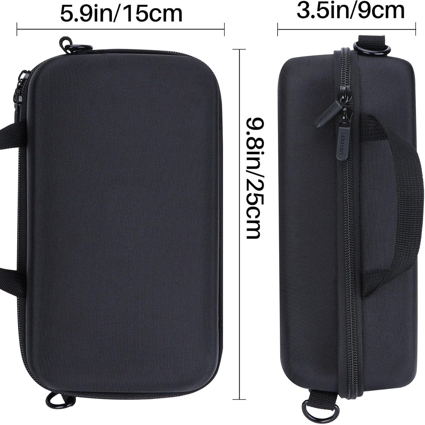 Lebakort Storage Case Compatible with Canon EOS 90D / 5D Mark IV / R6 Mark II / R5 / R50 / R7 / R8 / R100 / 2000D / Kiss X90 / Kiss X9i DSLR Camera Body Lens Kit
