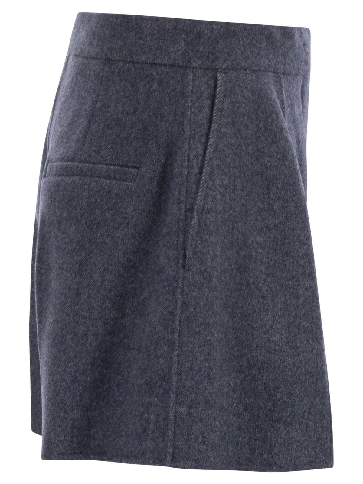 Sportmax SportMax Braies1234ウールバミューダショーツ - Image 8