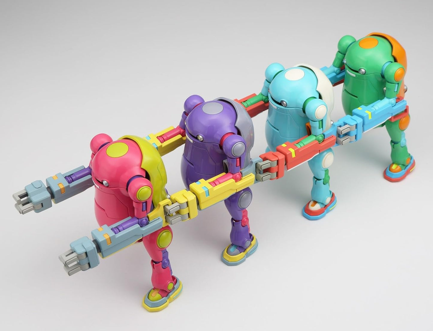 ハセガワ クリエーターワークスシリーズ メカトロウィーゴ No.07 ぱわーあーむ ぱーぷる&ぴんく 1/35スケール プラモデル 64754