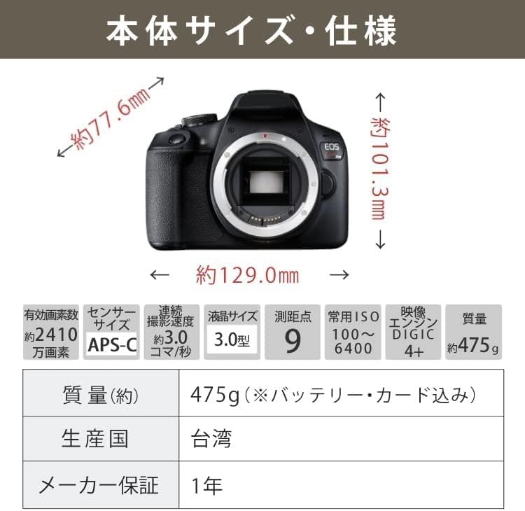 EOS KISS X90 Lens Kit & Cleaning Kit & Screen Protector & SD32G & Cloth Set