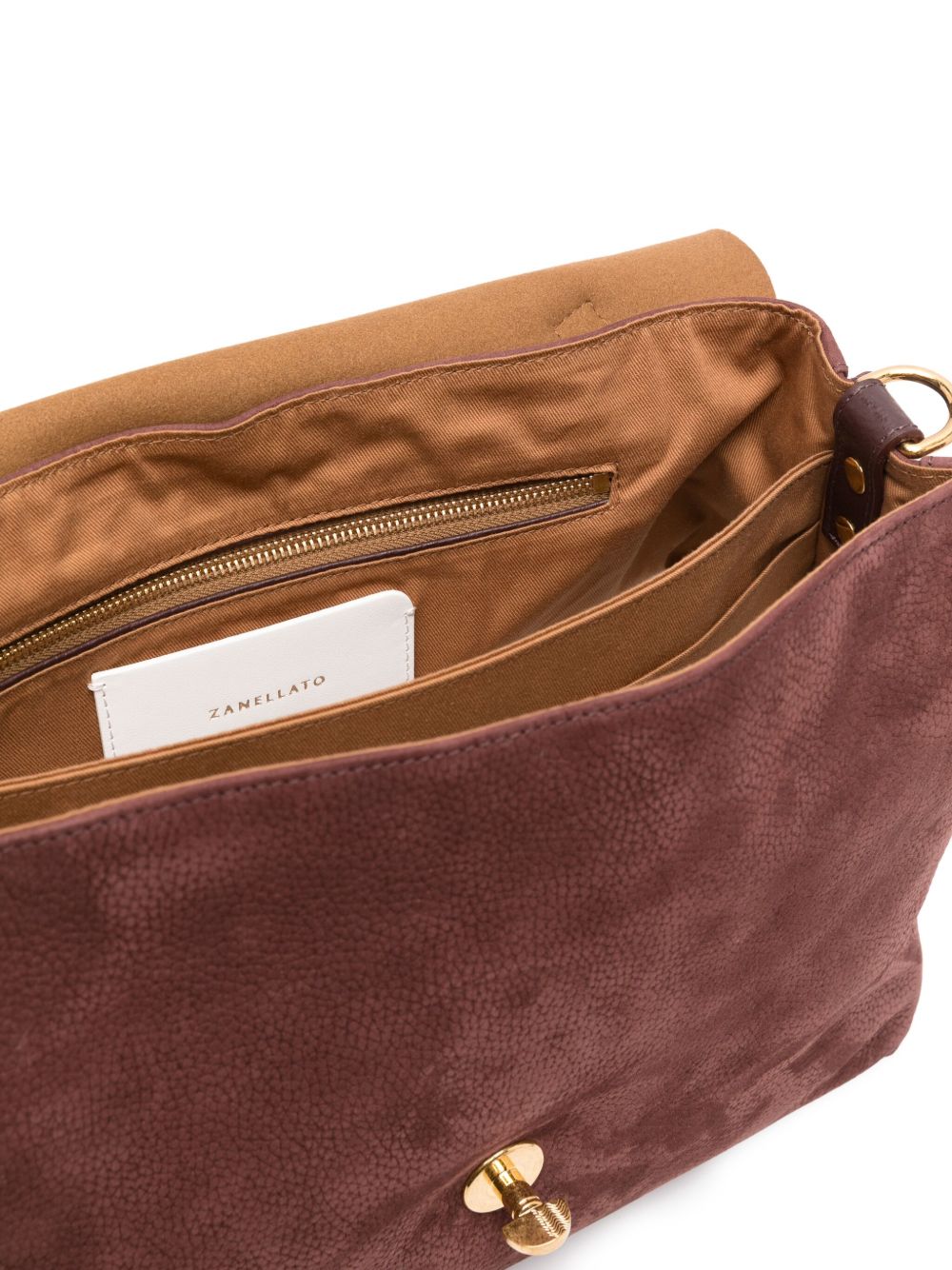 Zanellato ZANELLATO POSTINA JONESミディアムスエードレザーハンドバッグ - Image 8