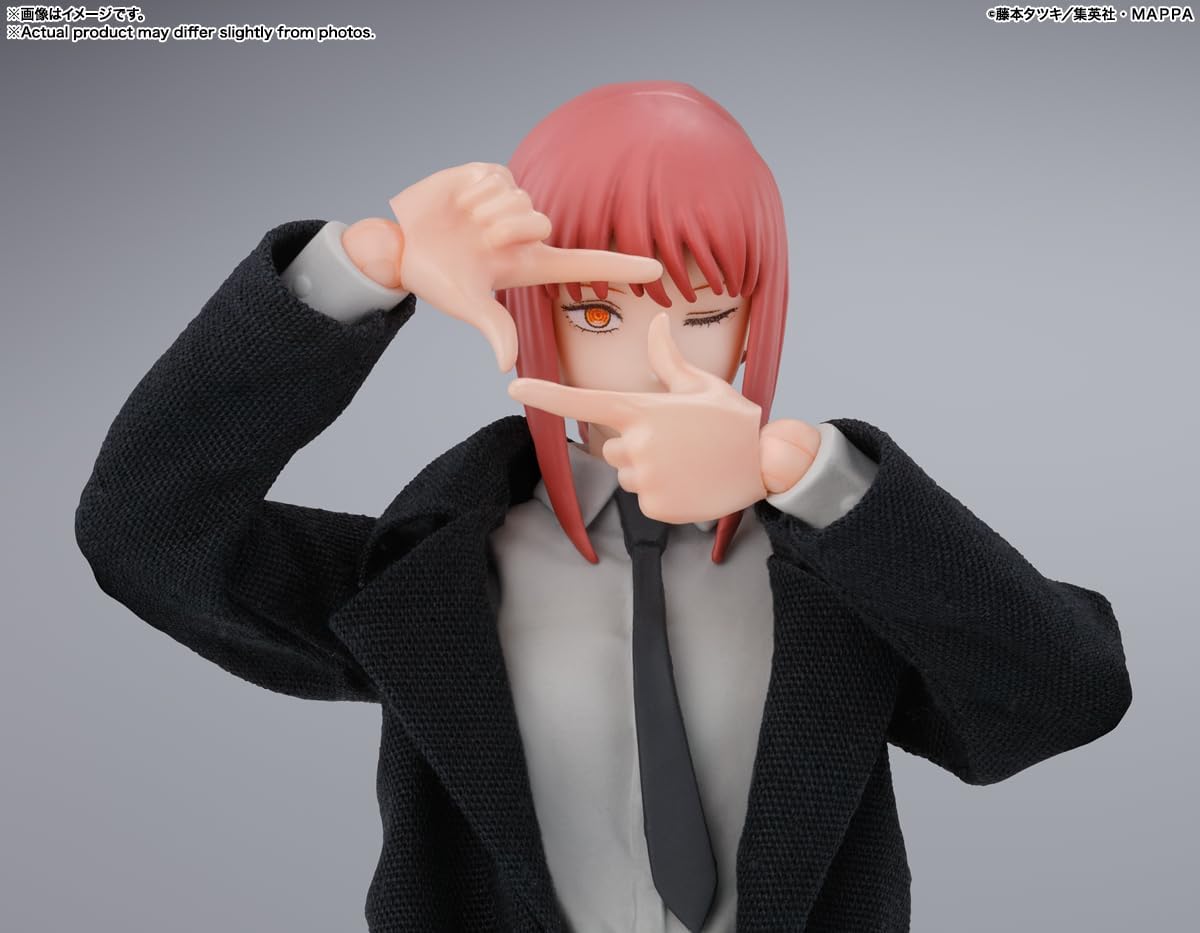S.H. Figuarts Chensoman Makima, Approx. 5.5 inches (140 mm), PVC, ABS & Fabric, Pre-painted Action Figure