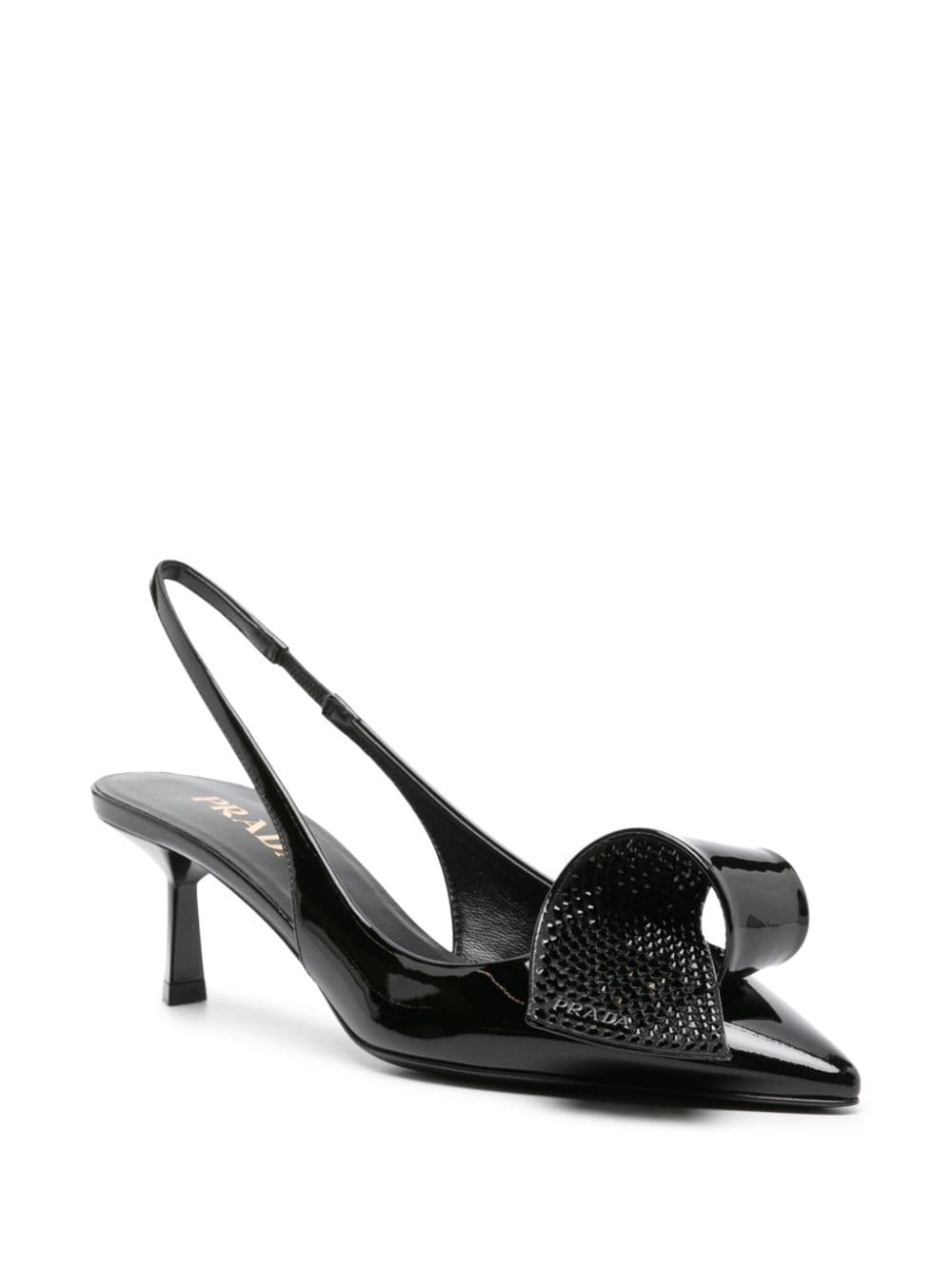 Prada プラダパテントレザースリングバックポンプ - Image 8
